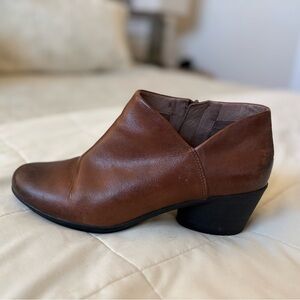 Dansko Burnished Brown Ankle Boots